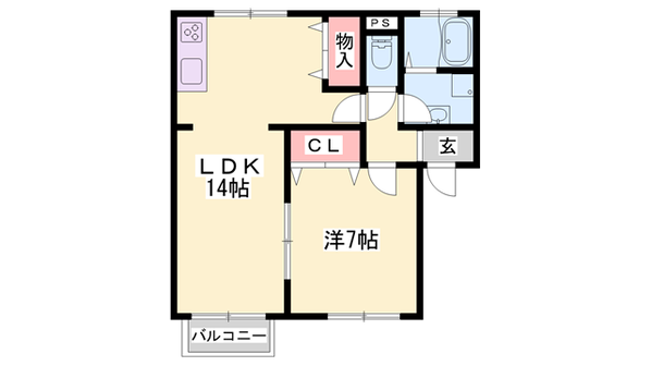 小沢ハイツの物件間取画像